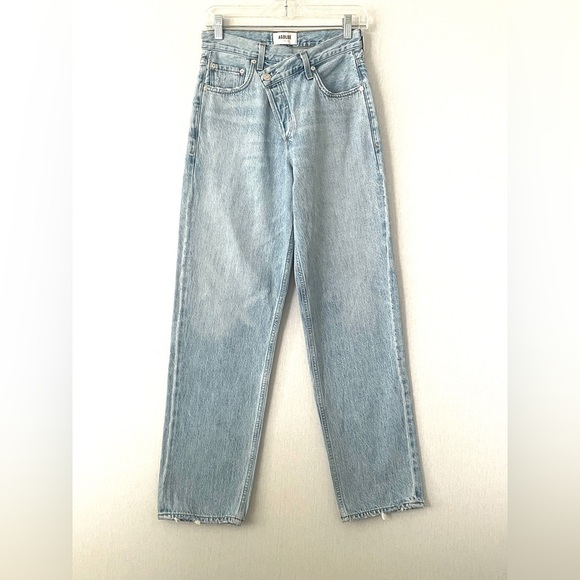 AGOLDE Criss Cross Jean in Suburbia - Picture 3 of 12